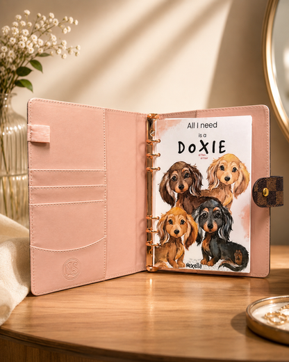 Pastel Pink  Day Planner
For moms who love pink, planning, and pretty organization.