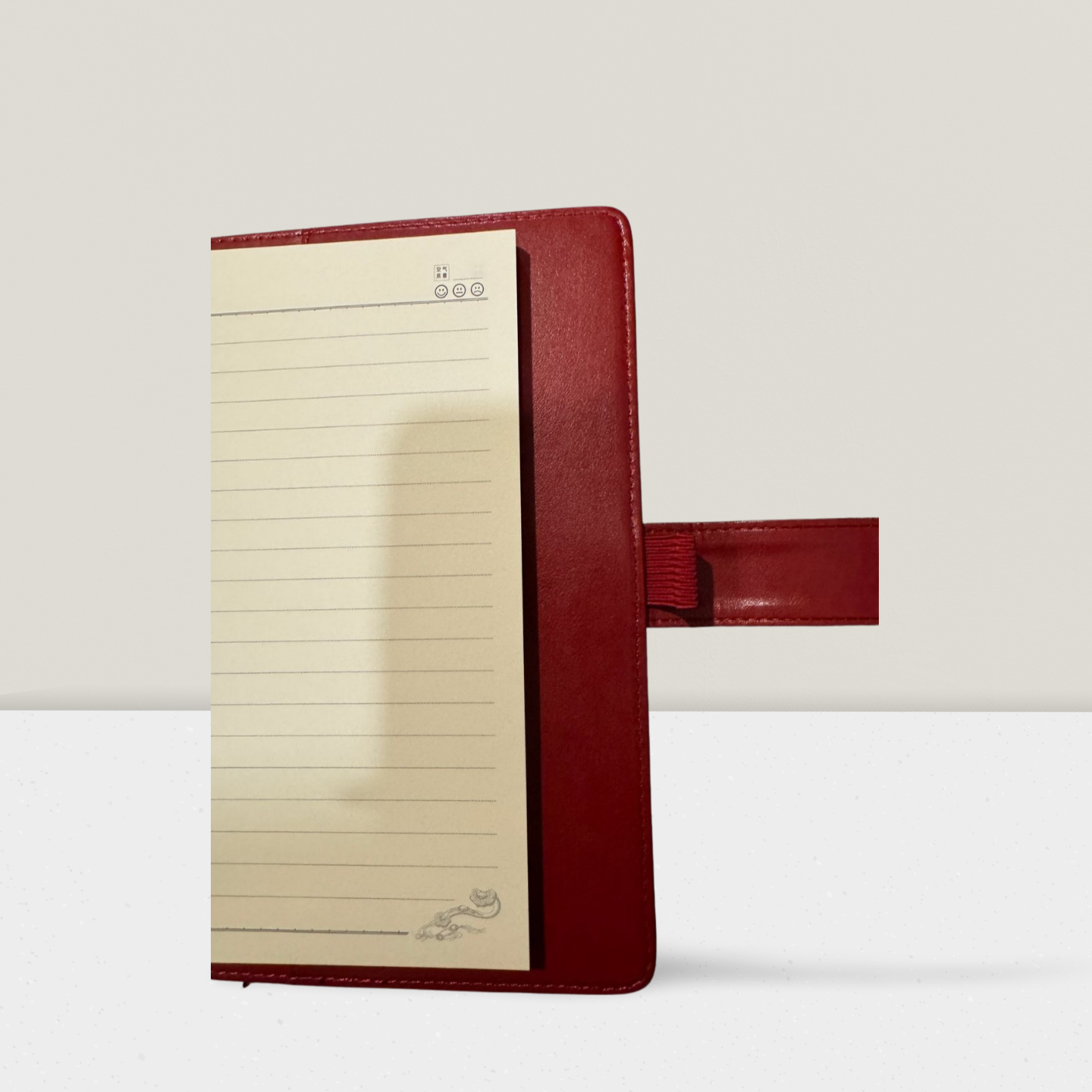 A5 Checkered Luxury Planner Binder with Red Interior | Premium Organizer for Work and Life